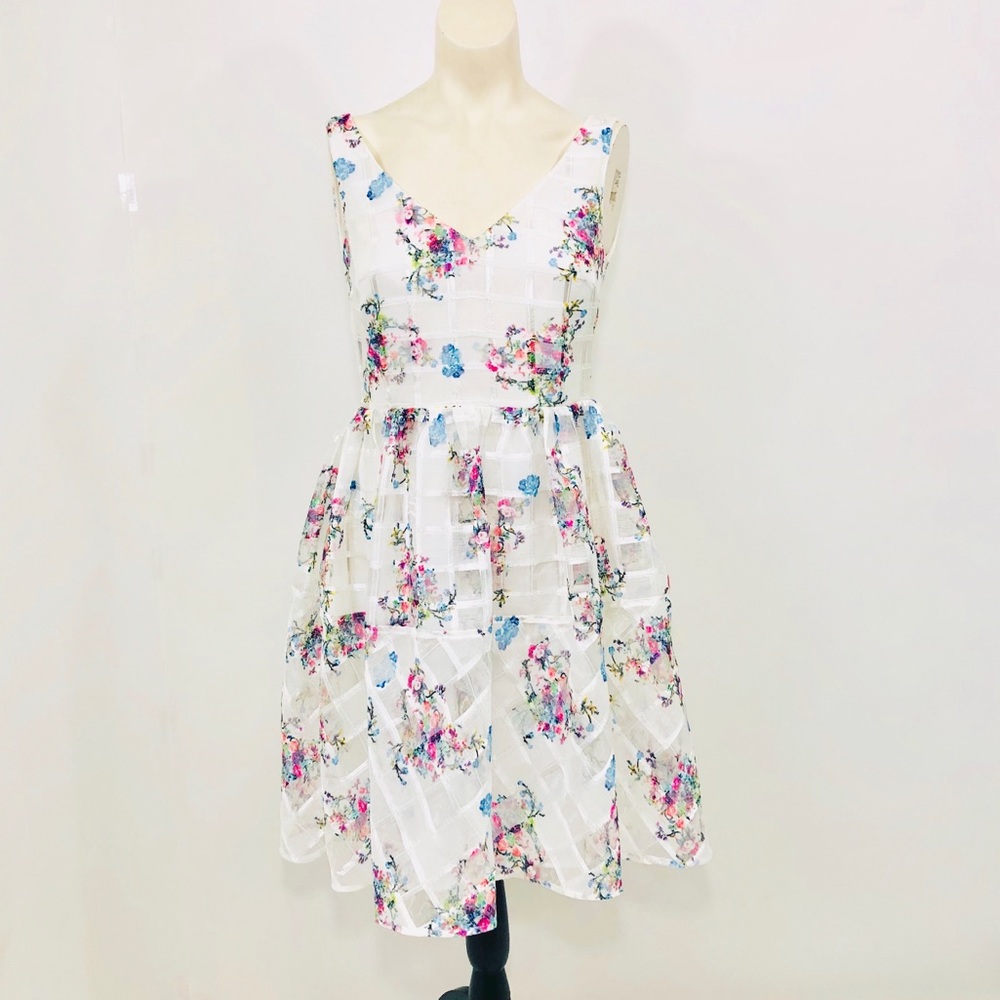 Anthropologie Maeve Peony Garden Floral Dress 4 - Picture 2 of 7
